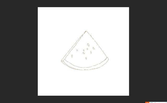 手绘西瓜教程——电脑ps手绘