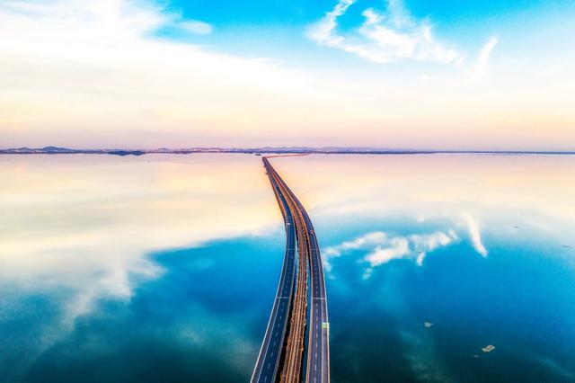 之镜|南京天空之镜石臼湖 这才是碧水共长天一色