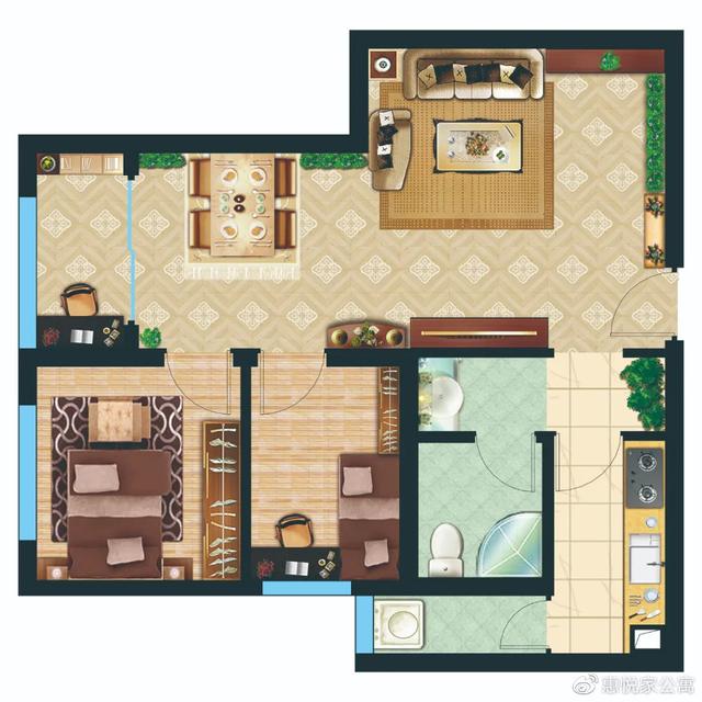 惠寓公寓美术小区店稀缺三室一厅户型和热门两室一厅户型热租中