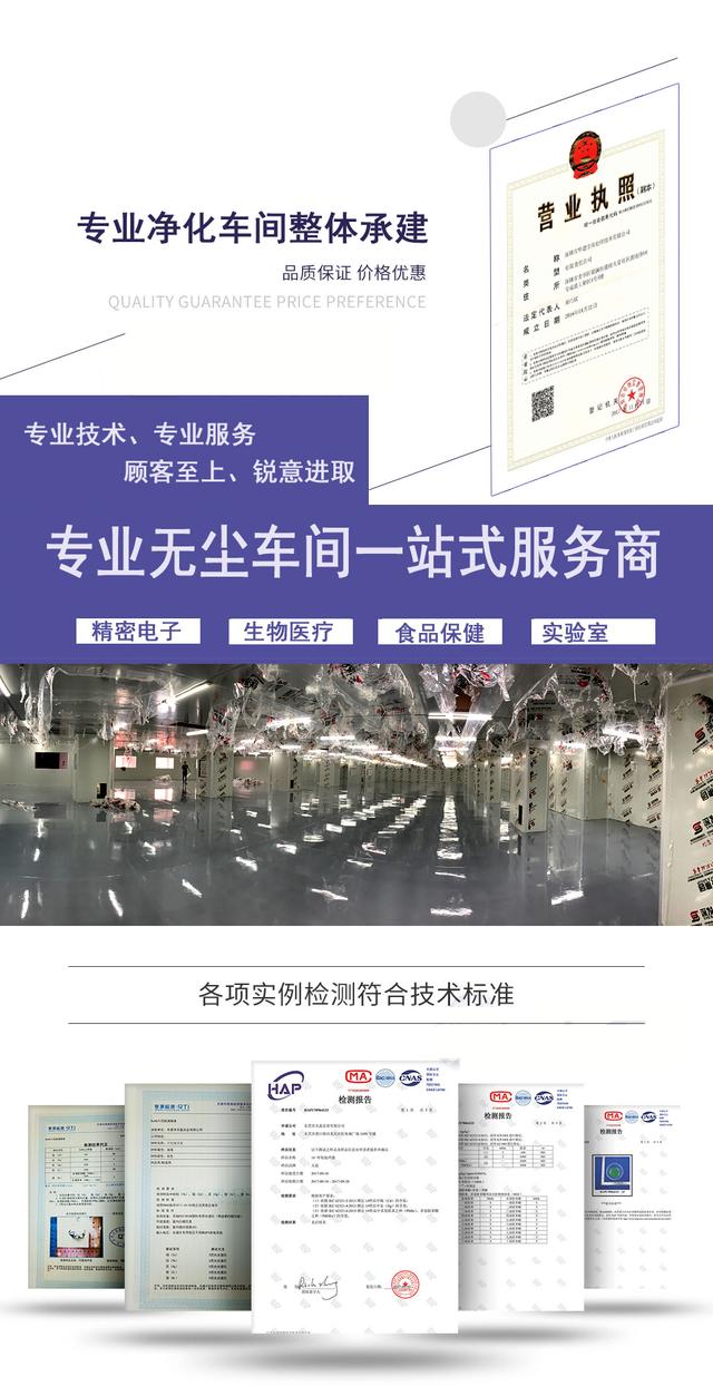 ABCD4个不同级的医药洁净厂房标准标准