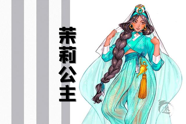 迪士尼角色穿上“经典韩服”：野兽王子不再凶残，反派都能变漂亮