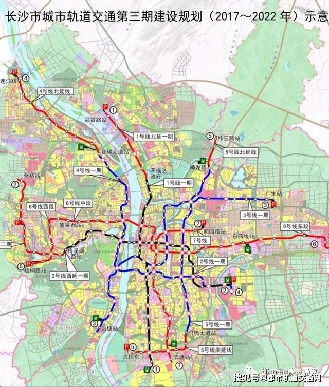 长沙地铁建设加快未来将建成18条轨道交通线路
