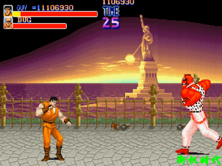 街机游戏最不思议的复活，被砍成两截还能爬起来