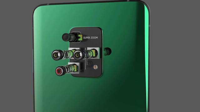 华为Mate40Pro概念图：6400万方形浴霸4摄，看完iPhone12不期待了