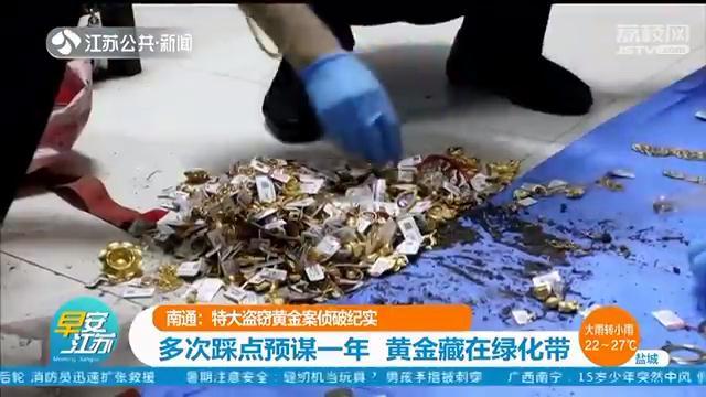 踩点预谋一年 男子雨夜盗窃774件黄金首饰，价值200多万