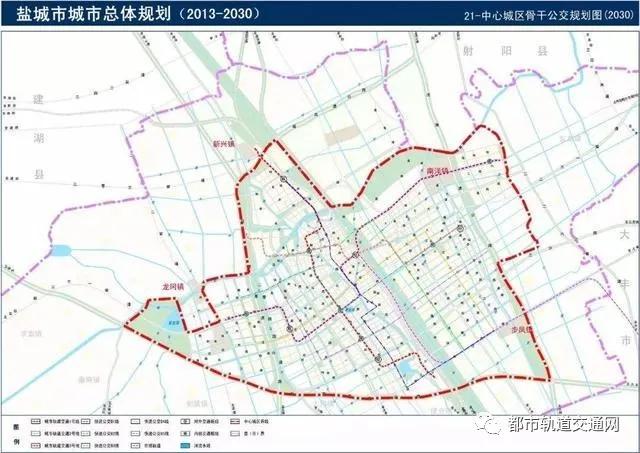 盐城轨道交通：1 号线、2 号线、3号线、超级虚拟轨道交通和高铁
