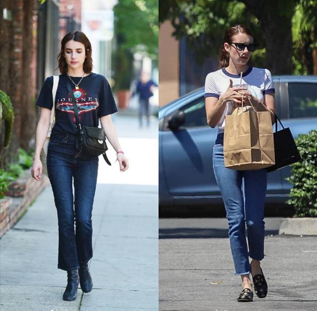 跟着明星学穿搭 | 时髦小个子艾玛罗伯茨教你怎么穿