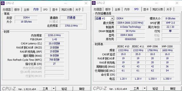 特挑海力士C-DIE颗粒！XPG龙耀D50 3600MHz内存评测：稳超4500MHz