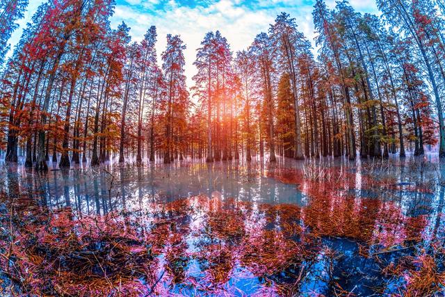 之境|南京天空之境石臼湖 有一半的奇观都藏在水面下