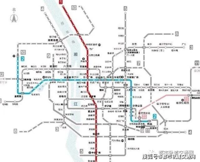 长沙地铁建设加快未来将建成18条轨道交通线路