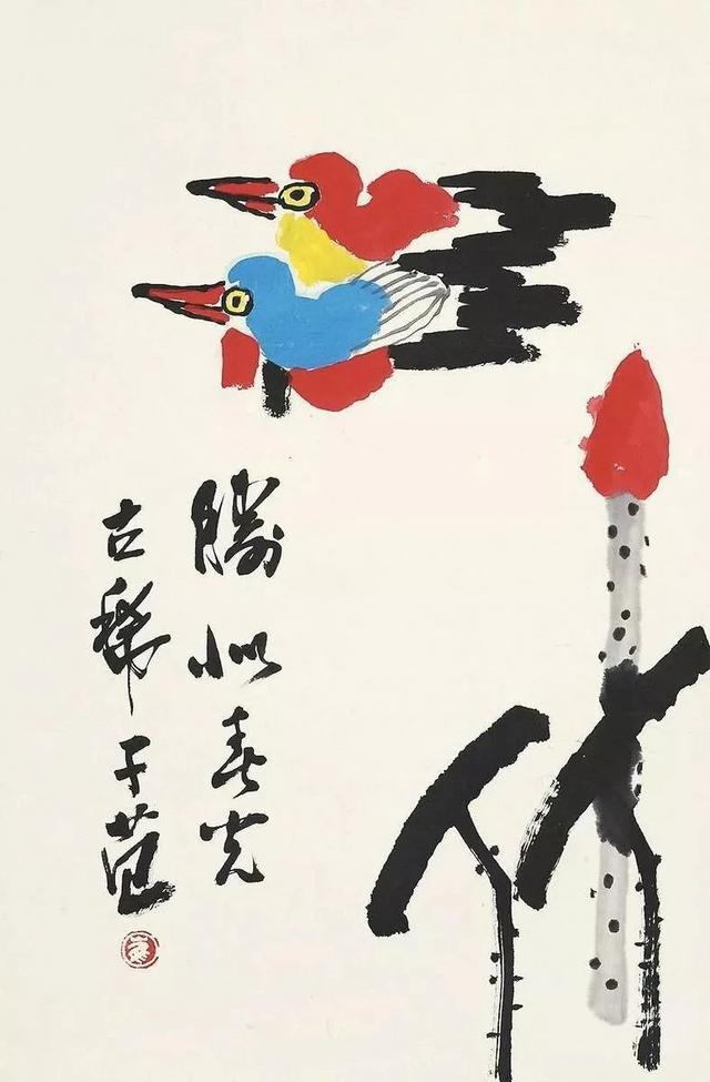 在跨车胡同15号拜见87岁的齐白石老人，让他更坚定了绘画方向