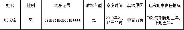 菏澤一男子肇事逃逸被判刑3年