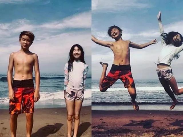 女儿|曹格儿子女儿长大了 才10岁就变成长腿少女joe完全认不出来了