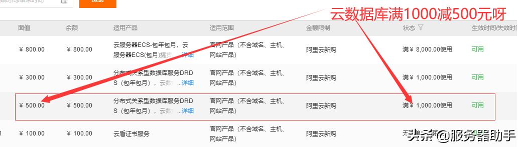 阿里云3月免费优惠券攻略大全，最低20元无门槛代金券，买ECS必备