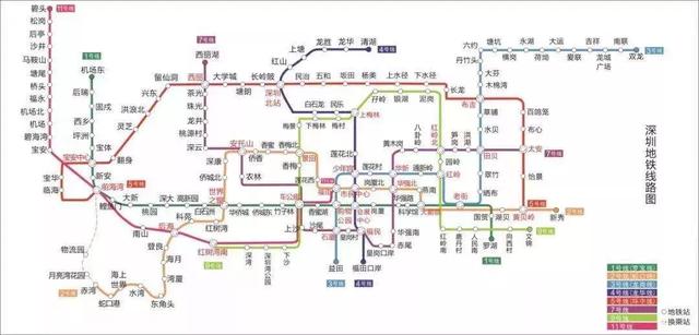 2019深圳17条在建地铁一览！这四个片区是深圳未来的价值洼地！
