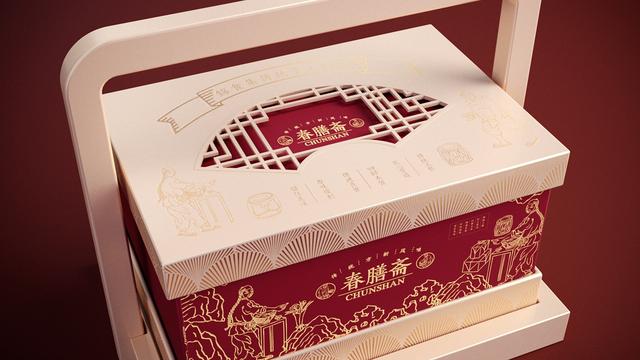 中秋月饼礼盒传承东方传统，太有韵味了…