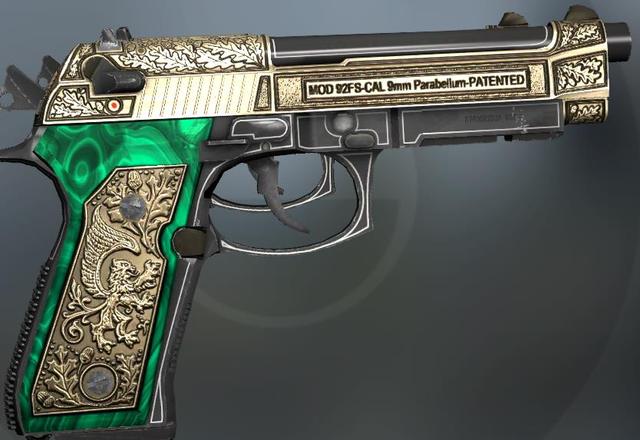CSGO皮肤鉴赏——双持贝瑞塔皇室伴侣