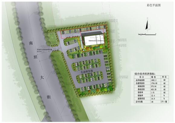 胶州刘家村社区综合文化活动中心规划出炉，规划建面1704㎡