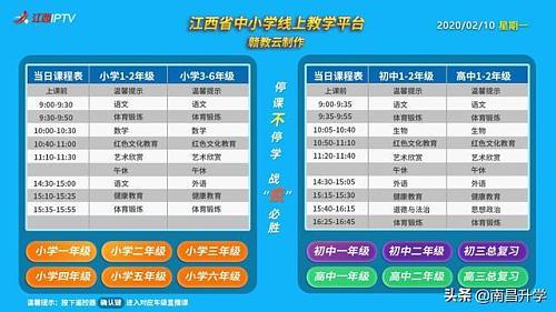 家长速看！江西省中小学“在线上课”全平台操作指南