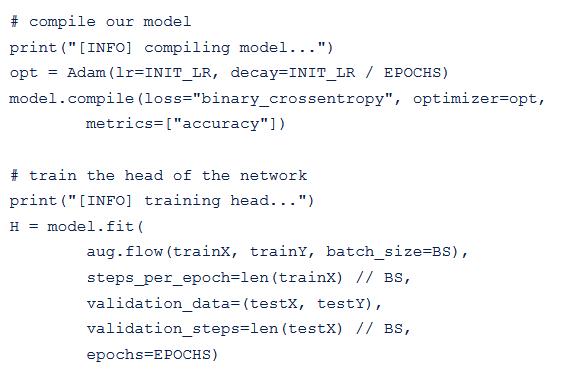 使用OpenCV、Keras/TensorFlow和深度学习实现口罩探测器