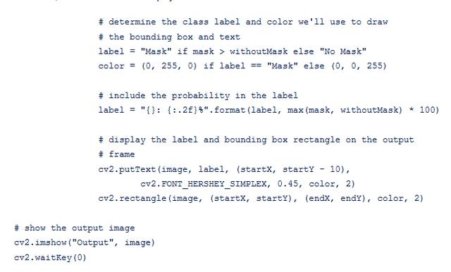 使用OpenCV、Keras/TensorFlow和深度学习实现口罩探测器