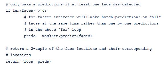 使用OpenCV、Keras/TensorFlow和深度学习实现口罩探测器