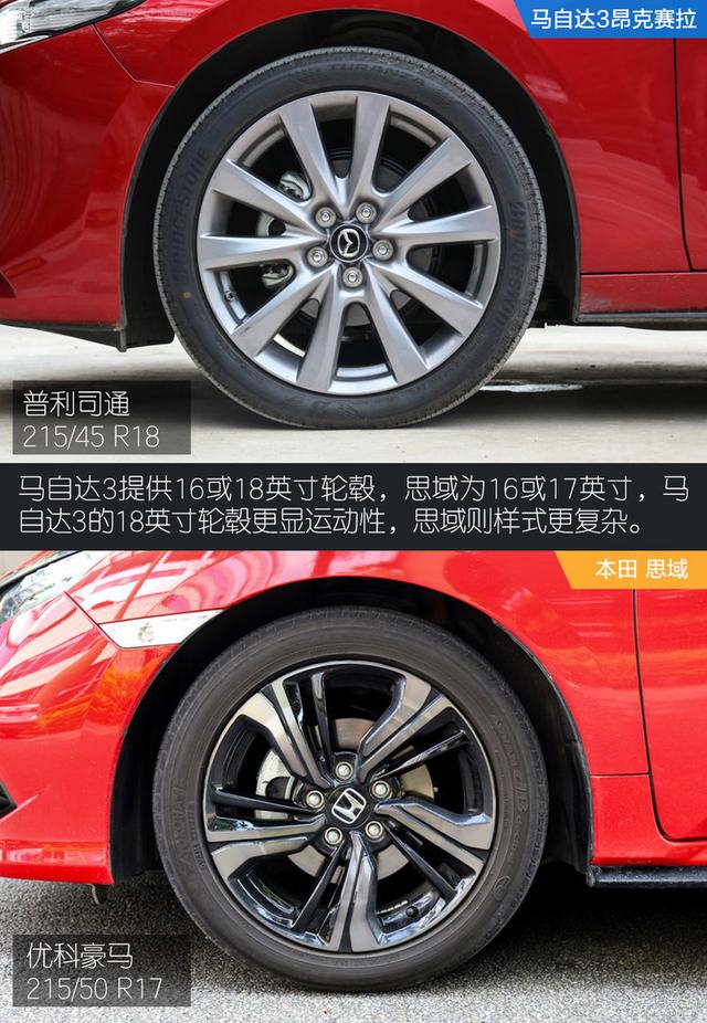对运动的不同理解 马自达3对比本田思域