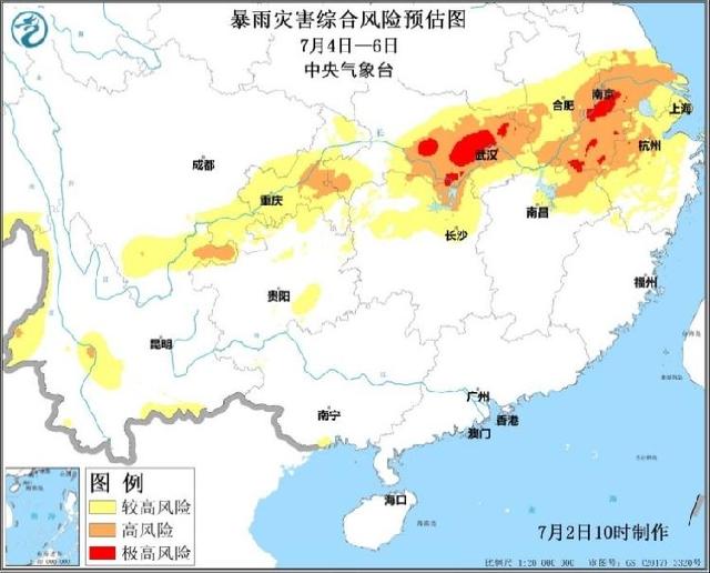 4日起重庆东部再迎暴雨！最强降雨时段为4日白天至5日白天