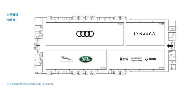 2020成都车展展位图曝光 共有77个品牌参展