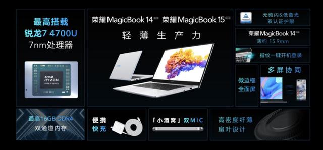 高质价比A+生产力 荣耀MagicBook锐龙版3999元起