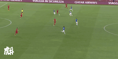 GIF：哲科助攻斯皮纳佐拉破门，罗马中场前扳平比分