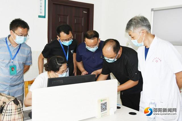 省中医药管理局督查隆回县中医医院省级中医重点专科建设工作