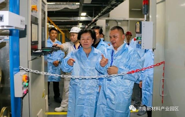 市委副书记边祥慧到济南新材料产业园区调研