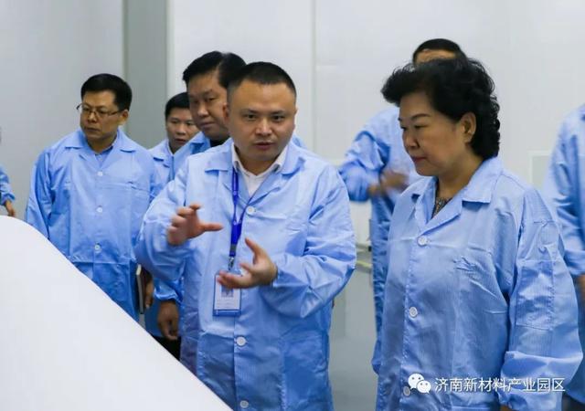 市委副书记边祥慧到济南新材料产业园区调研