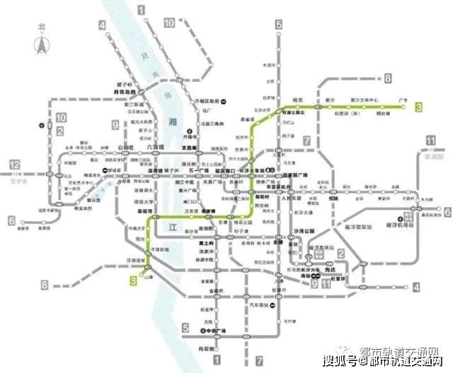 长沙地铁建设加快未来将建成18条轨道交通线路
