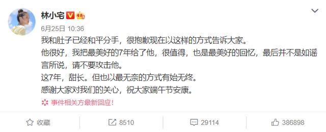 林小宅劈腿实锤？与新男友亲密照曝光，知情人