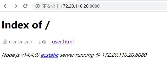 简单的零配置命令http服务器：http-server入门