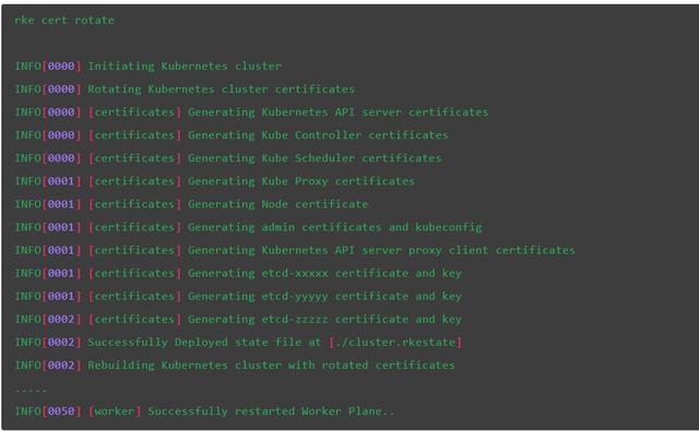 重要提醒 | 手动轮换Rancher Kubernetes集群的证书_Rancher_11