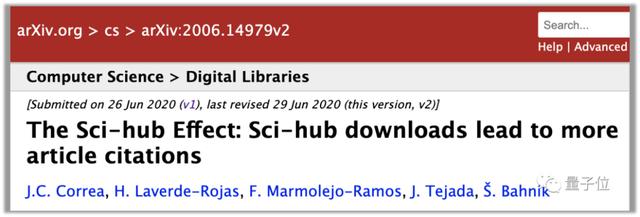 为Scihub正名：一旦收录，文章引用次数提高1.72倍