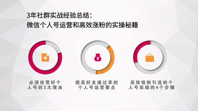 3年社群经验总结：微信个人号运营和涨粉实操指南（值得收藏！）