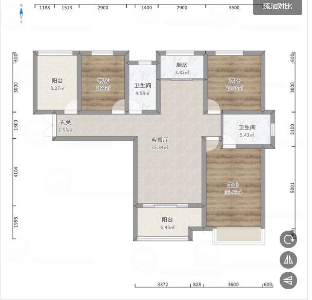 主卫门洞直冲卧室，设计师分享2种改造方案，让卧室空间更加完整