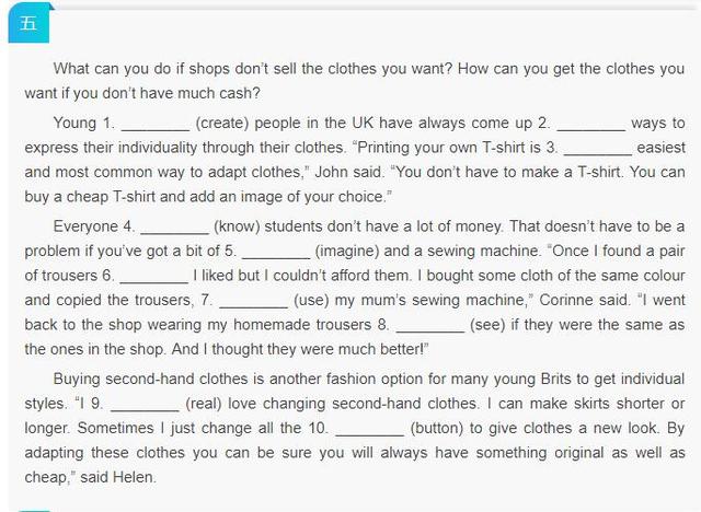 图片[6]-假期刷完这20套高中英语语法填空题，高分无忧，高中生都值得-笑傲英语网