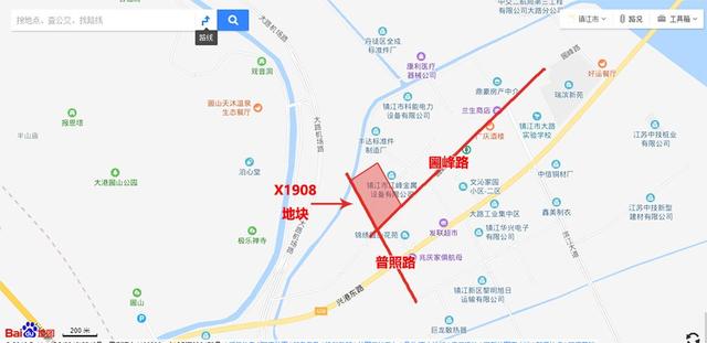镇江大港新区挂出一块新商住用地 起拍楼面价仅879元/平米