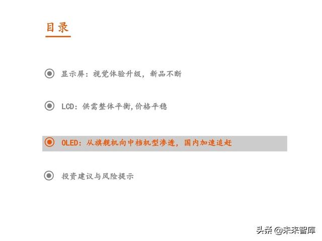 5G手机全景图之显示屏专题报告