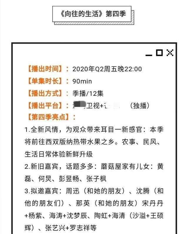 《向往的生活4》即將錄制！黃磊彭昱暢率先到達，擬邀嘉賓亮點多