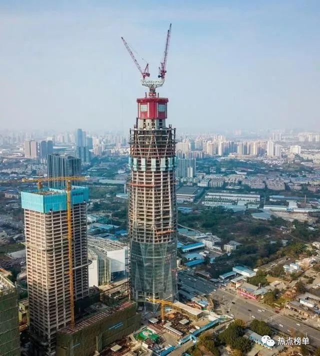 成都十大最高建筑排行榜名单公布