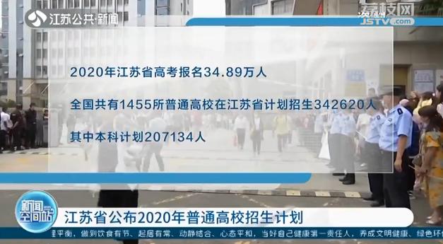 计划■江苏省公布2020年普通高校招生计划