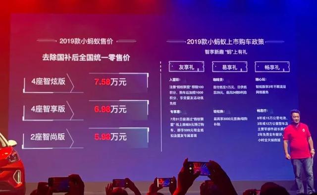 这辆两门小车售5.98万起，续航301km，30分钟充80%，电池质保8年