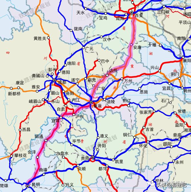 京昆高铁西昆公司落户重庆，西康高铁将与西渝