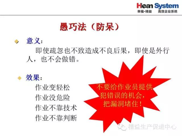 「精益學堂」生產異常管理